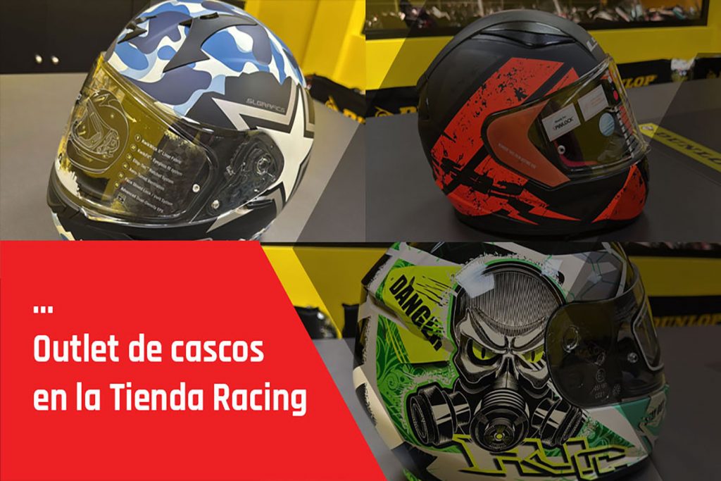 Outlet de cascos en la Tienda Racing