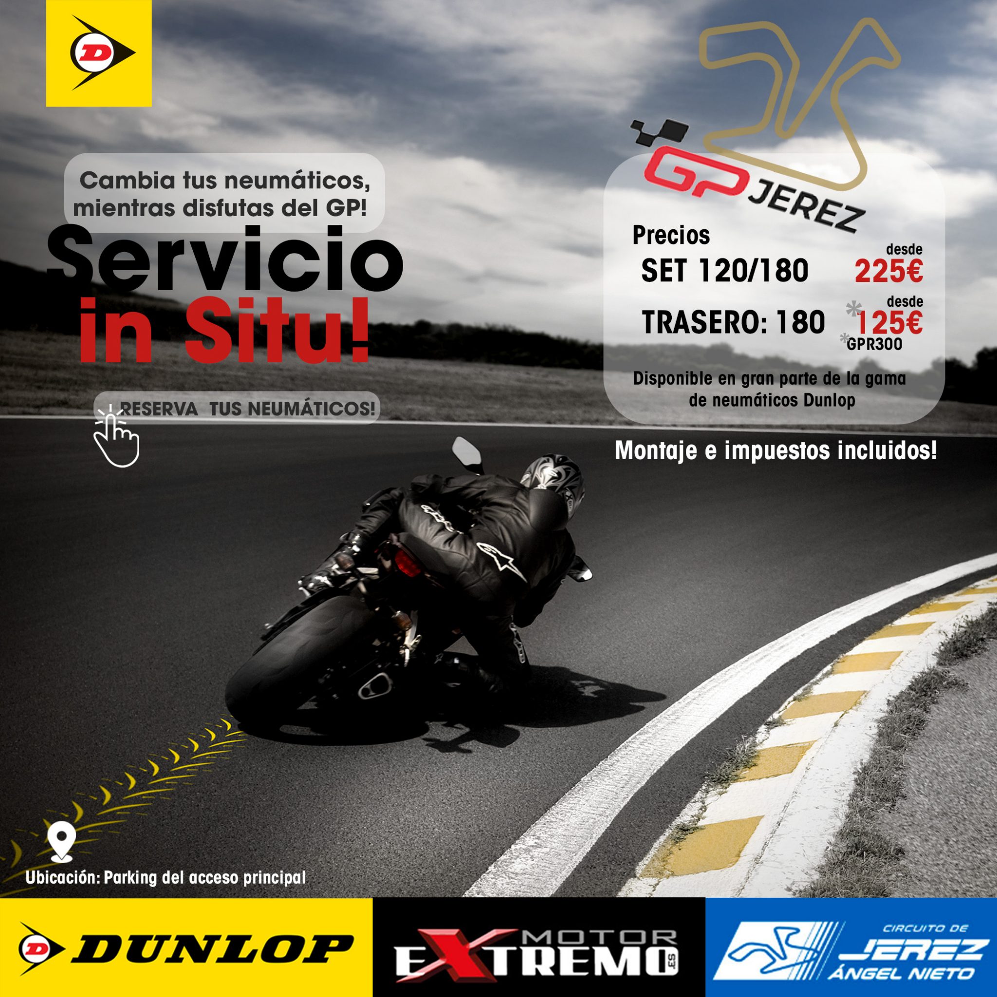 Dunlop Service en el GP Jerez 2025