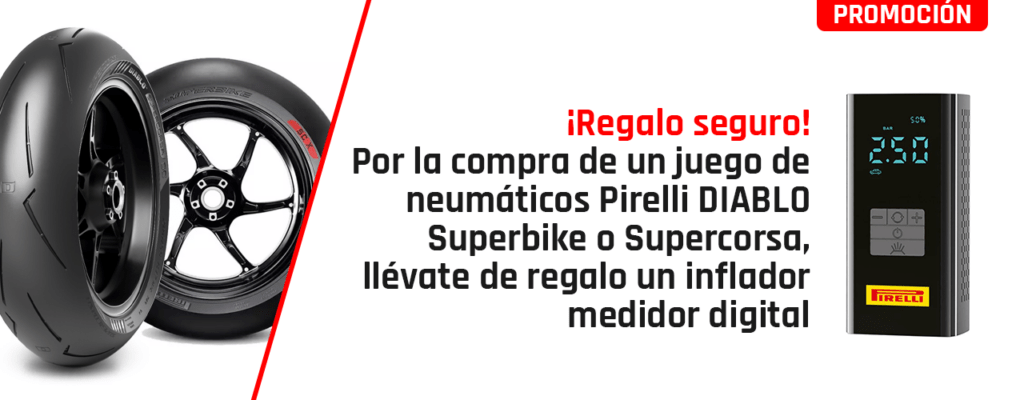 Promoción regalo neumáticos Pirelli competición