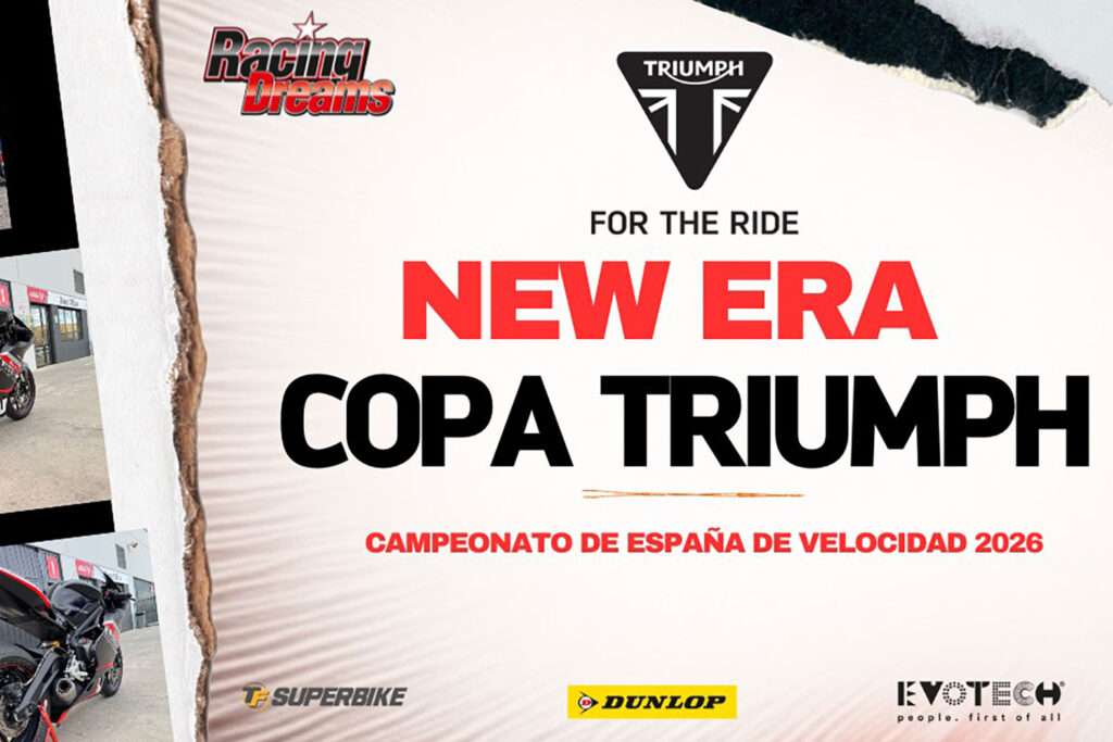 La Copa Triumph 2026 en la Copa de España de Velocidad
