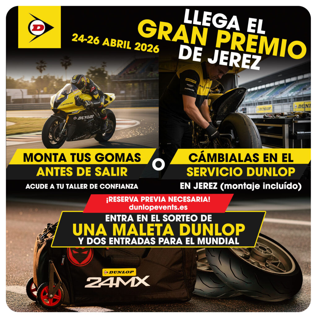 GP de Jerez 2026: Vive el Mundial con la Máxima Seguridad y el Respaldo de Dunlop