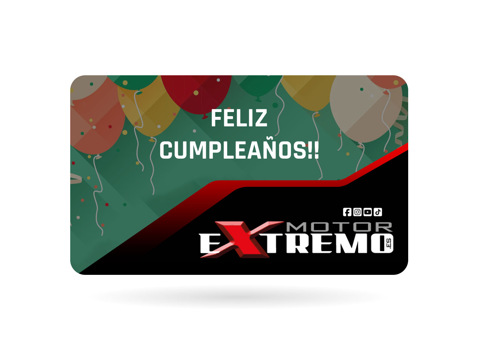 Tarjeta regalo Feliz Cumpleaños
