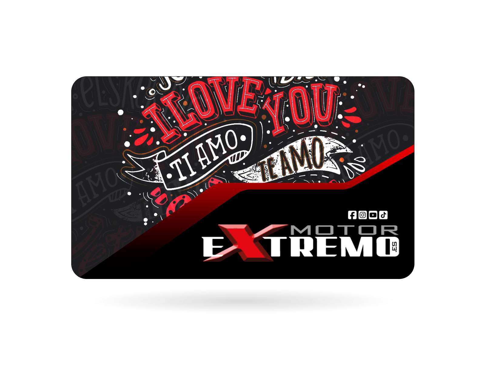 Tarjeta regalo I love You