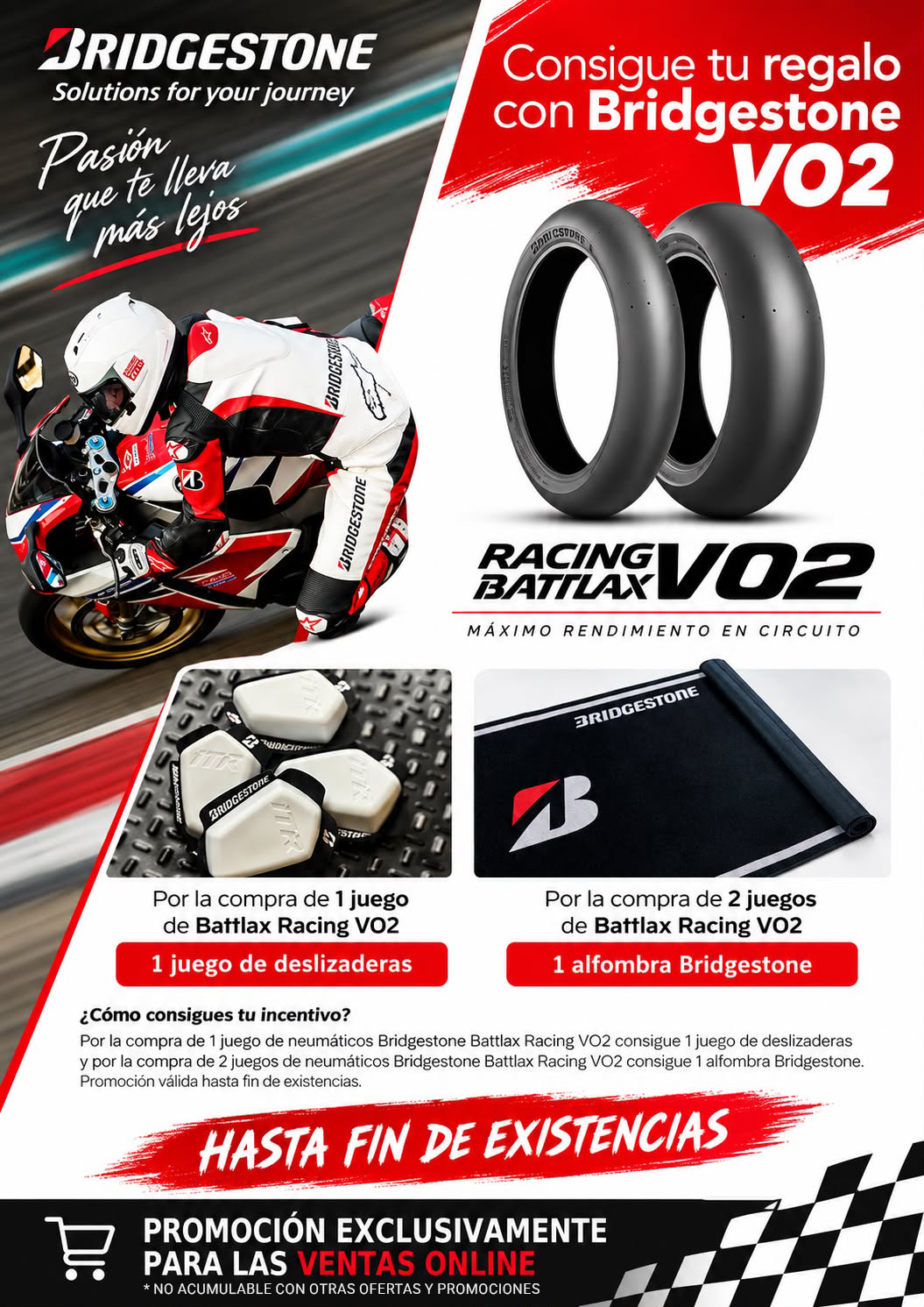 Promoción Bridgestone Battlax Racing VO2